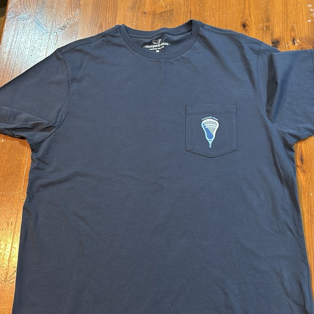 Vineyard Vines Lacrosse Pocket Tee - Dark Blue